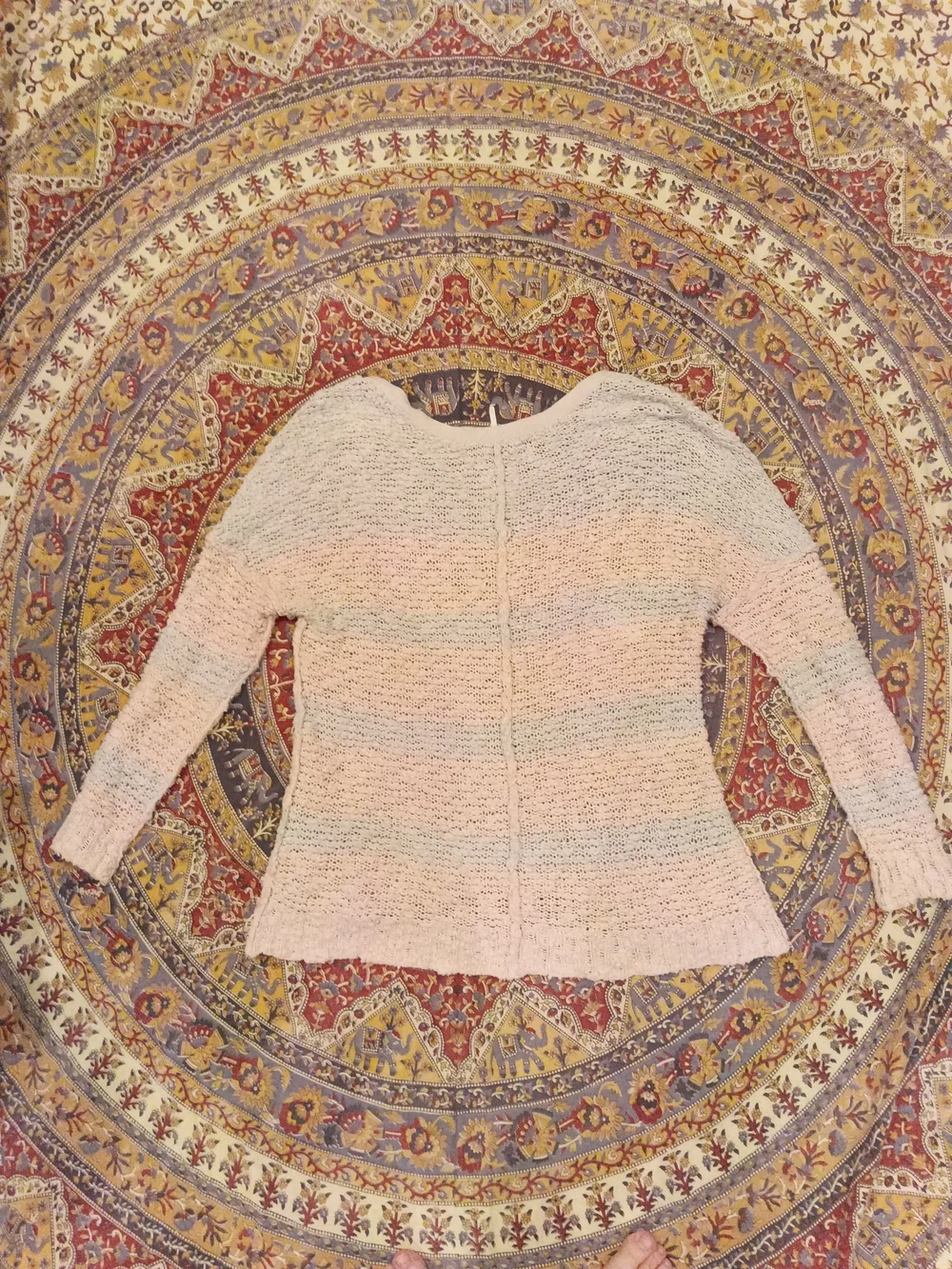 Free People Pink Chunky Knit Women's Sweater